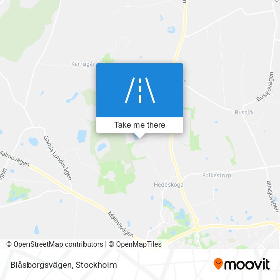 Blåsborgsvägen map