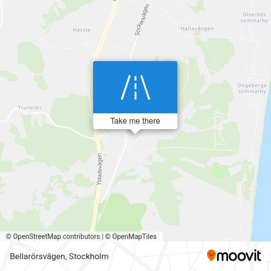 Bellarörsvägen map