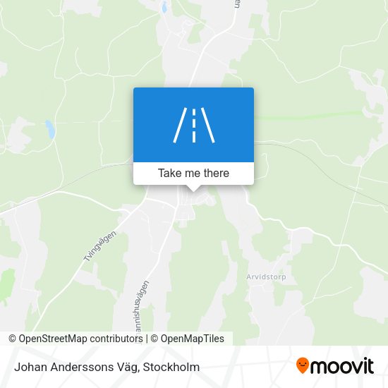 Johan Anderssons Väg map