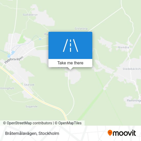 Bråtemålavägen map