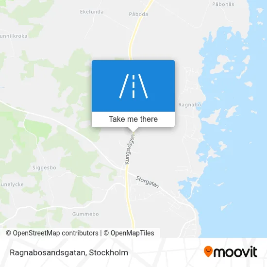 Ragnabosandsgatan map