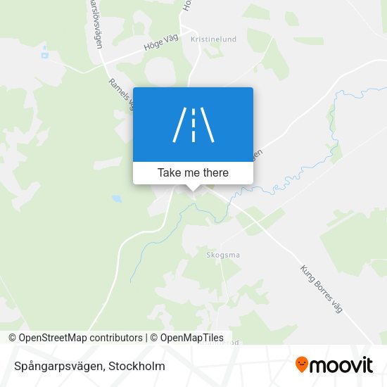 Spångarpsvägen map