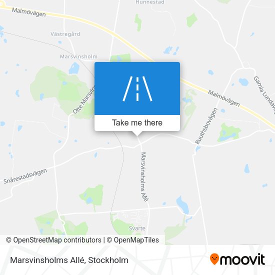 Marsvinsholms Allé map