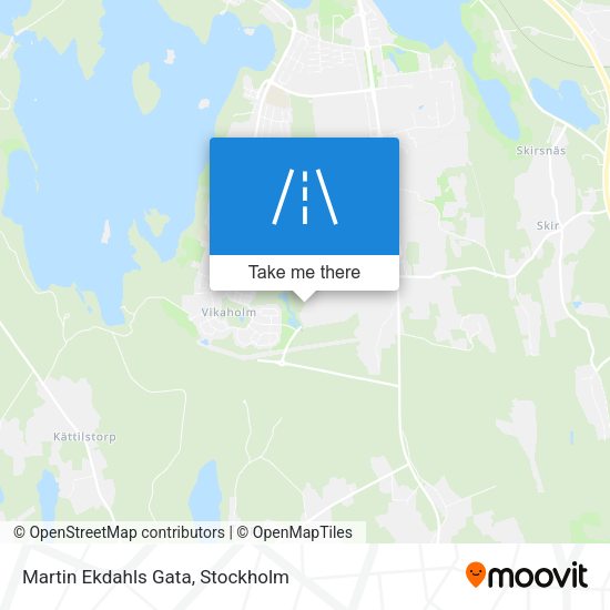 Martin Ekdahls Gata map