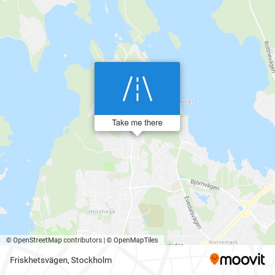 Friskhetsvägen map