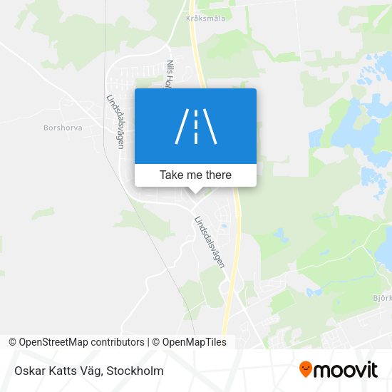 Oskar Katts Väg map