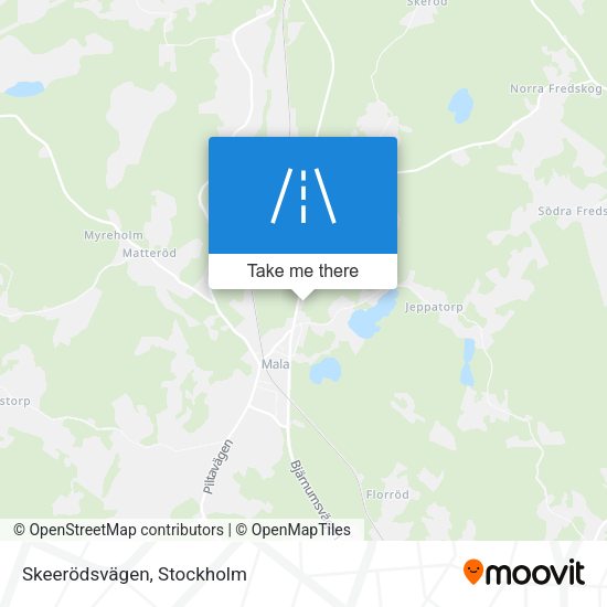 Skeerödsvägen map