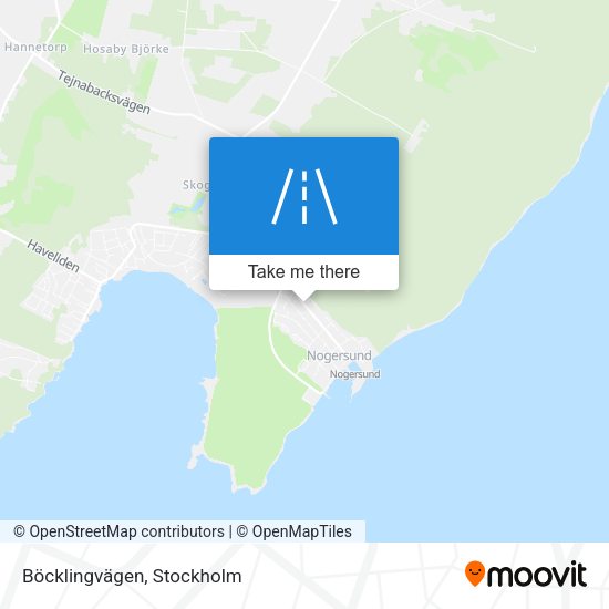 Böcklingvägen map