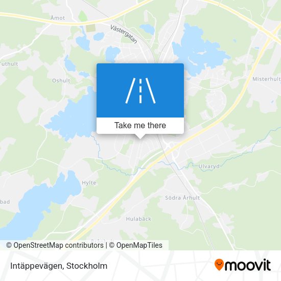 Intäppevägen map