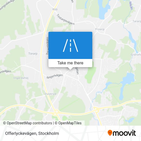 Offerlyckevägen map