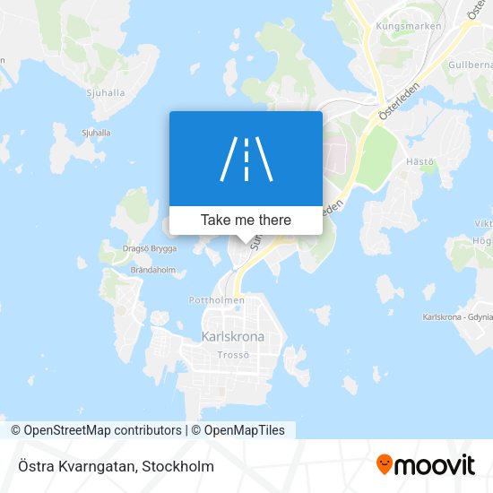 Östra Kvarngatan map