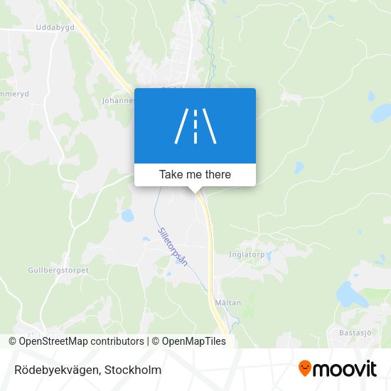 Rödebyekvägen map