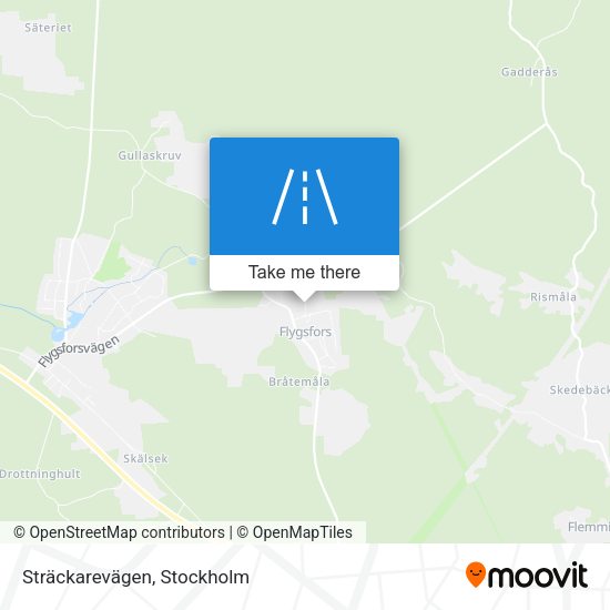 Sträckarevägen map