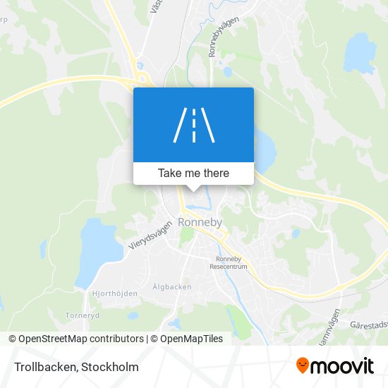 Trollbacken map