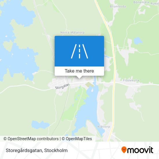 Storegårdsgatan map