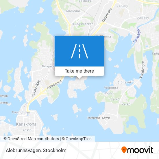 Alebrunnsvägen map