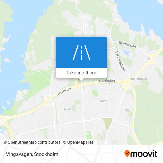 Vingavägen map