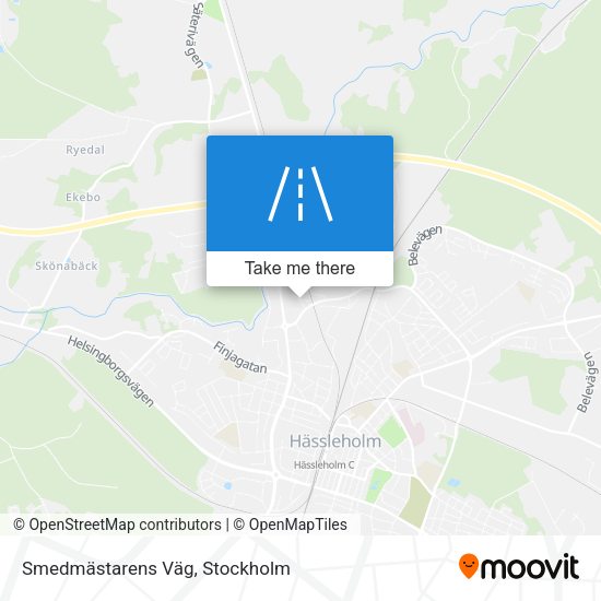 Smedmästarens Väg map