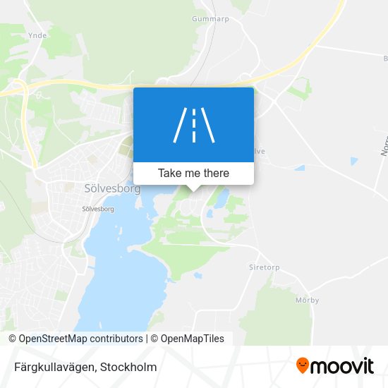 Färgkullavägen map