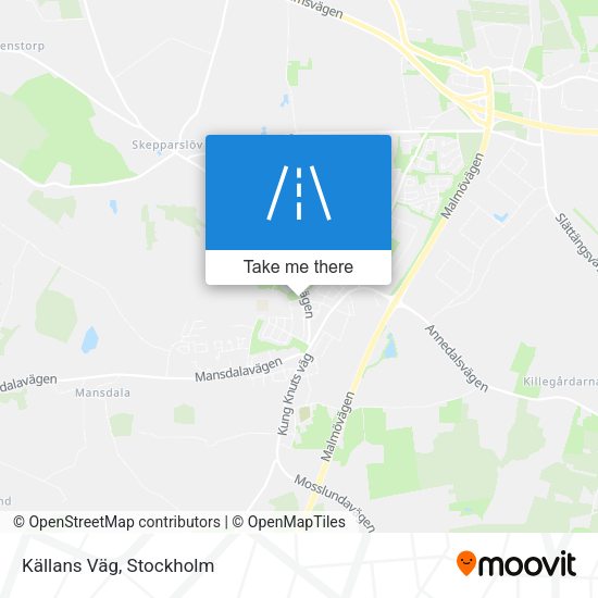 Källans Väg map