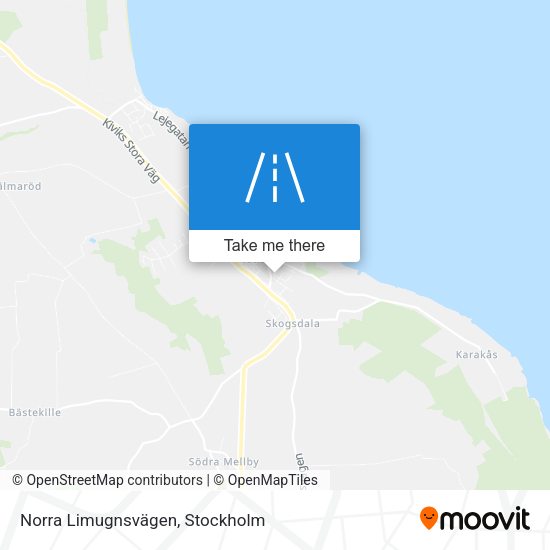Norra Limugnsvägen map