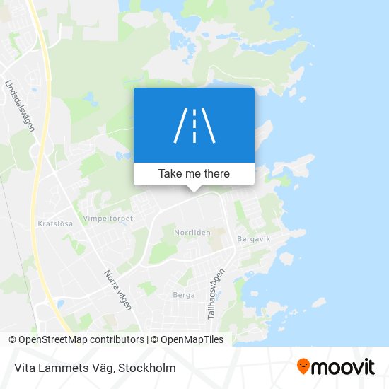 Vita Lammets Väg map