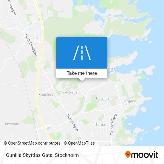 Gunilla Skyttlas Gata map