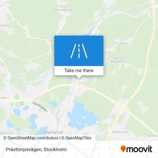 Prästtorpsvägen map