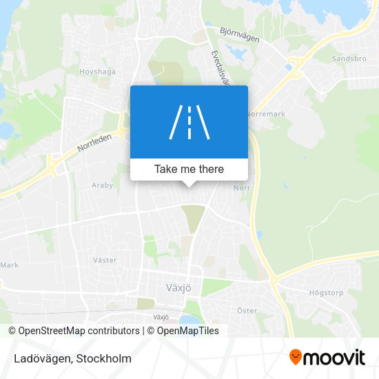 Ladövägen map