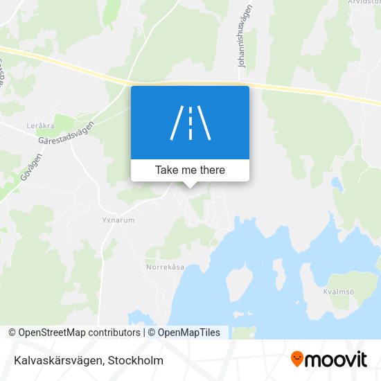Kalvaskärsvägen map