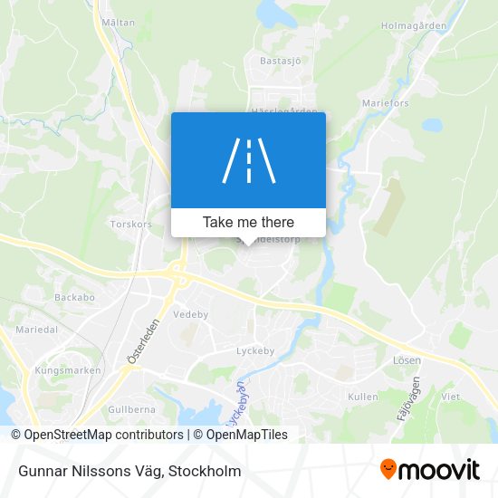 Gunnar Nilssons Väg map