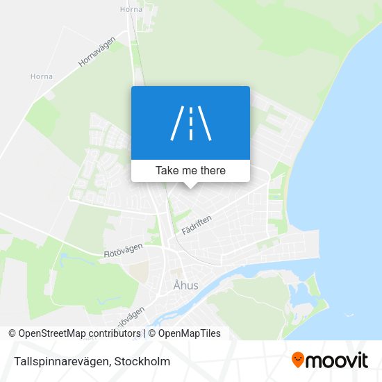 Tallspinnarevägen map