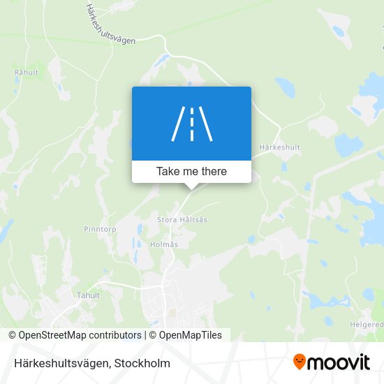 Härkeshultsvägen map