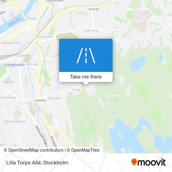 Lilla Torps Allé map