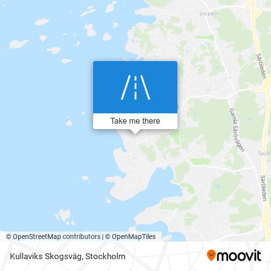 Kullaviks Skogsväg map