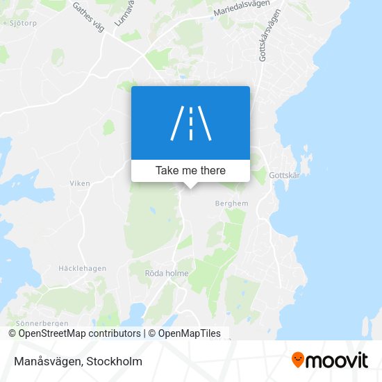 Manåsvägen map
