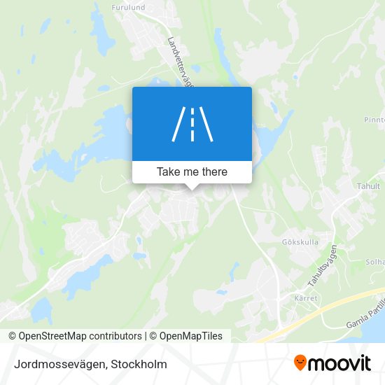 Jordmossevägen map