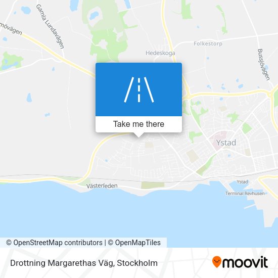 Drottning Margarethas Väg map