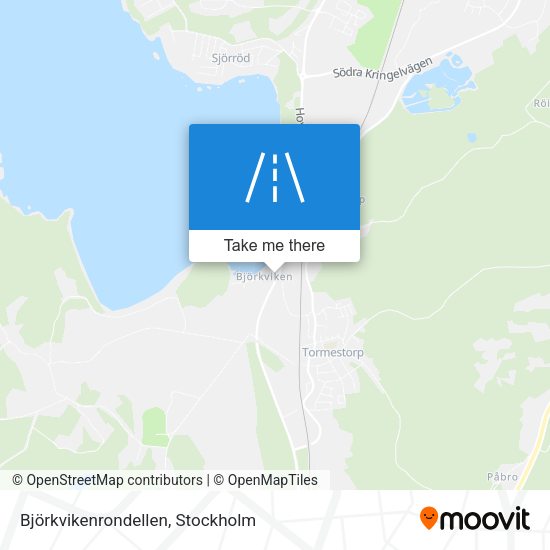 Björkvikenrondellen map