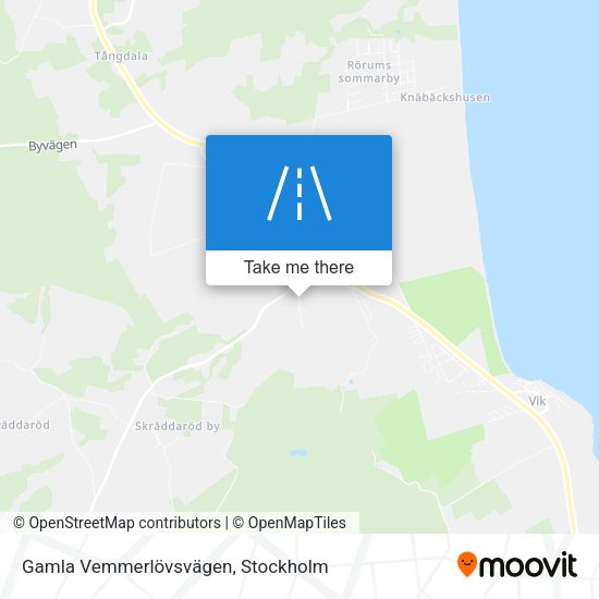 Gamla Vemmerlövsvägen map