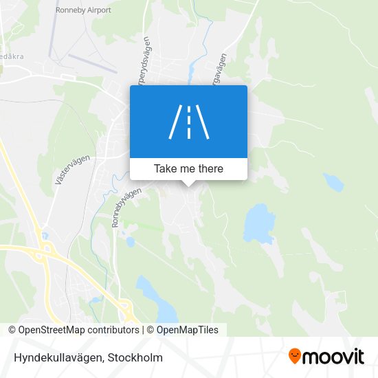 Hyndekullavägen map