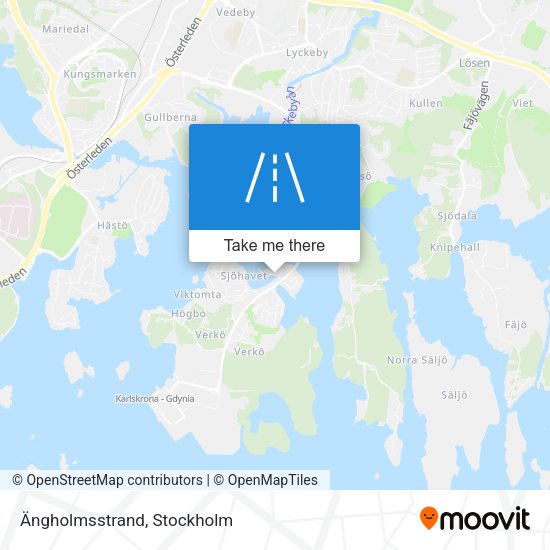 Ängholmsstrand map