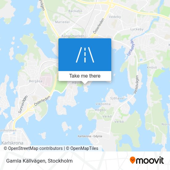Gamla Källvägen map