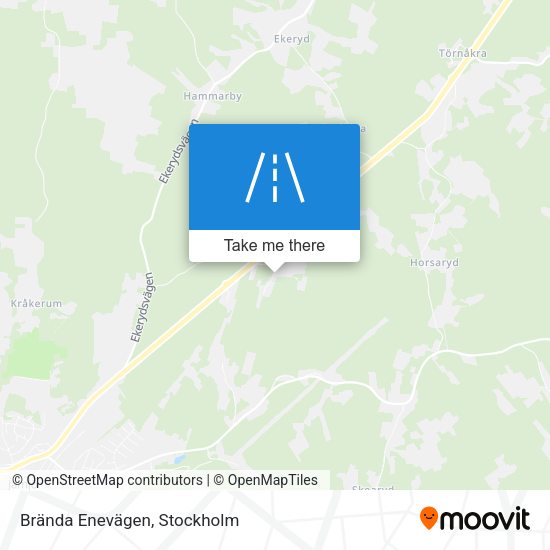 Brända Enevägen map