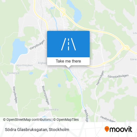 Södra Glasbruksgatan map