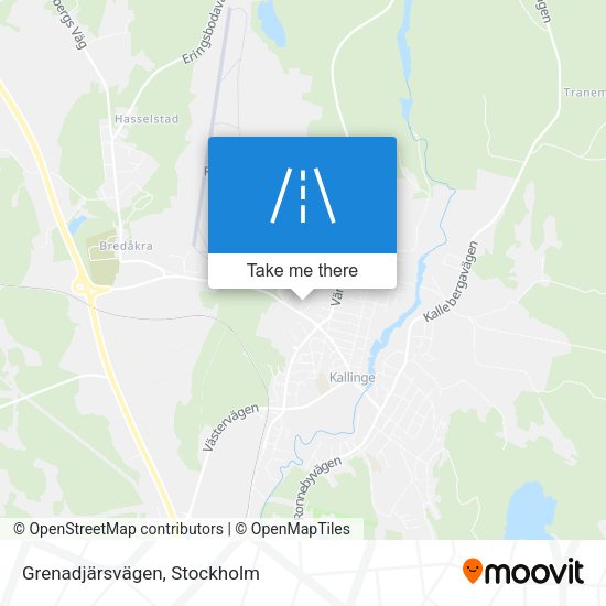 Grenadjärsvägen map