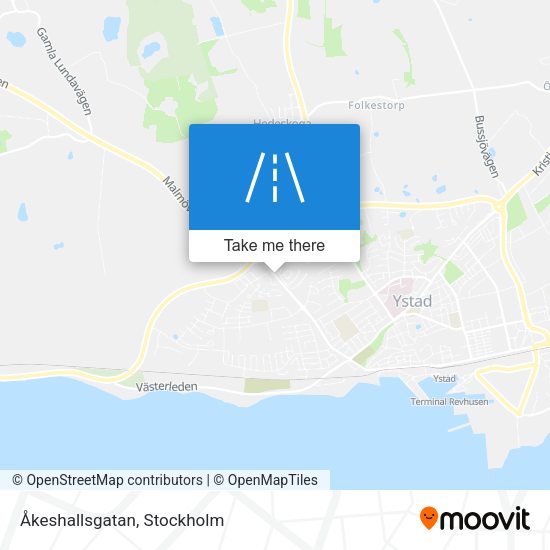 Åkeshallsgatan map