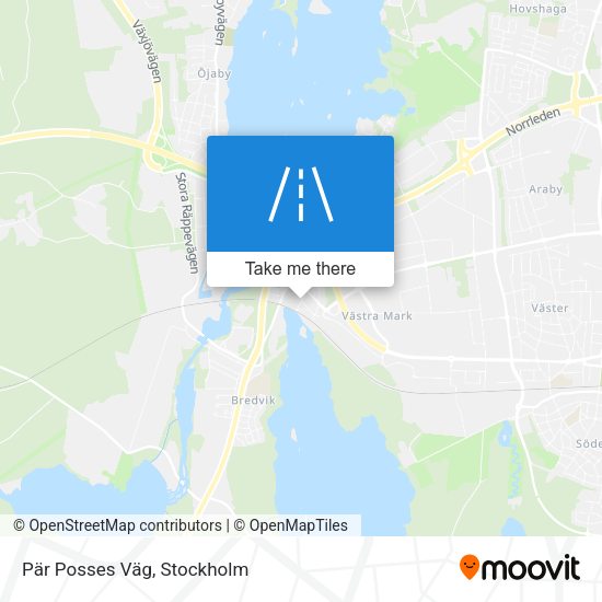 Pär Posses Väg map