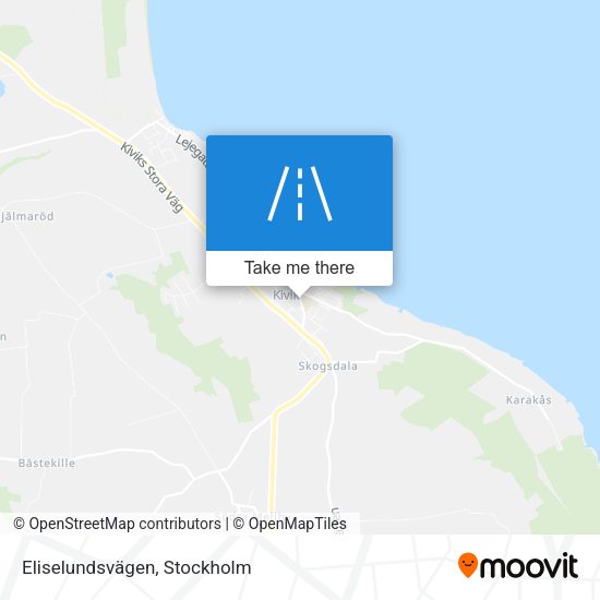Eliselundsvägen map