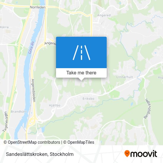 Sandeslättskroken map